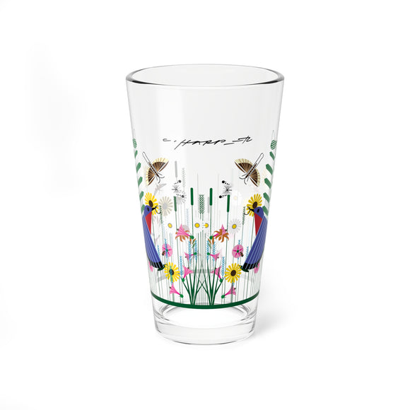 Wild Summer III Charley Harper Pint Glass, 16oz