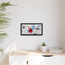 Charley Harper Birdfeeders Framed Giclee Stretched on Canvas Print Wall Art-Minimal Realism Style Wildlife With Cardinals & Blue Jays-10