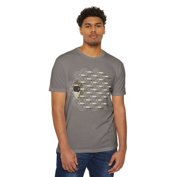 Charley Harper Skipping School Unisex CVC Jersey T-shirt