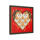 Vowlentine Charley Harper Framed Giclee Print on Stretched Canvas-59