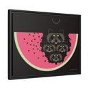 Watermelon Moon Charley Harper Framed Giclee Print on Matte Canvas-20