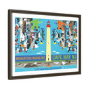 Cape May New Jersey Migration Mainline  Giclee on Stretched Canvas Framed-7