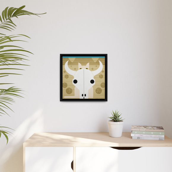 Cat Carson Western Scout Edie Harper Framed Giclee Print Stretched On Canvas
