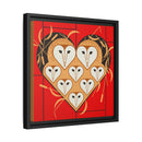 Vowlentine Charley Harper Framed Giclee Print on Stretched Canvas-20