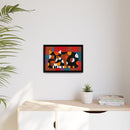 Edie Harper Crazy Cat Crazy Quilt Framed Giclee On Stretched Canvas Print-32