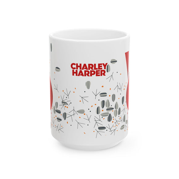 CAM CHARLEY CARDINAL CLOSE UP Ceramic Mug, 15oz