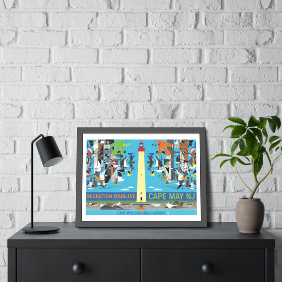 Cape May (Migration Mainline) Charley Harper Framed Poster