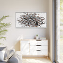 His Eyes Are On The Sparrow Charley Harper Framed Giclee Print Stretched on Canvas-45