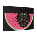 Watermelon Moon Charley Harper Unframed Giclee on Matte Stretched Canvas-20