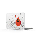 Cardinal Closeup Charley Harper  – Snap-On MacBook Case-5