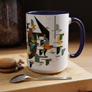 Mystery of the Missing Migrants Charley Harper Art Studio Classic Accent Mug 15oz-5
