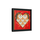 Vowlentine Charley Harper Framed Giclee Print on Stretched Canvas-41