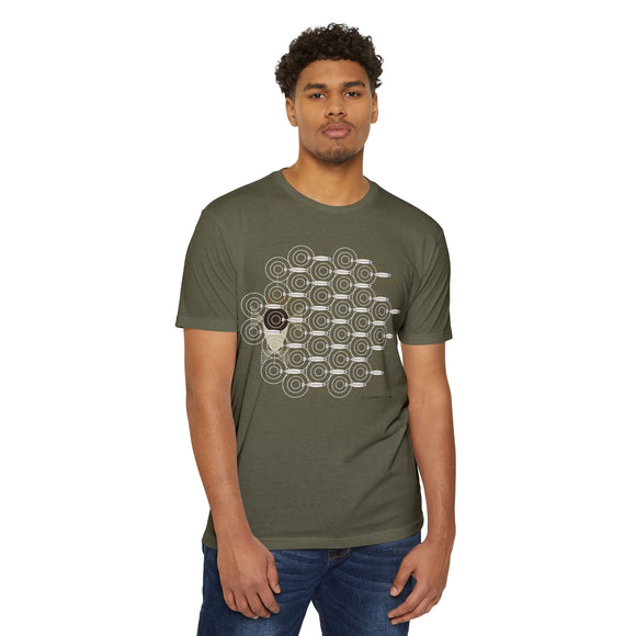 Charley Harper Skipping School Unisex CVC Jersey T-shirt