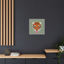 Cool Carnivore Charley Harper Giclee Framed Stretched On Canvas Print-116