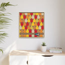 Octoberama Charley Harper Framed Giclee Print Stretched On Canvas-166