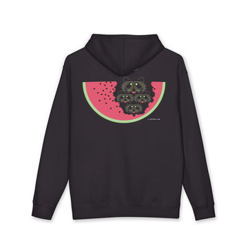 Watermelon Moon Charley Harper Unisex Heavyweight Hooded Sweatshirt - 0