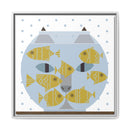 Fishful Thinking Edie Harper Framed Giclee Print on Stretched Canvas-6