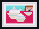 Tea Party Edie Harper Giclee Museum Quality Reproduction from Harper Original Archival Art-6