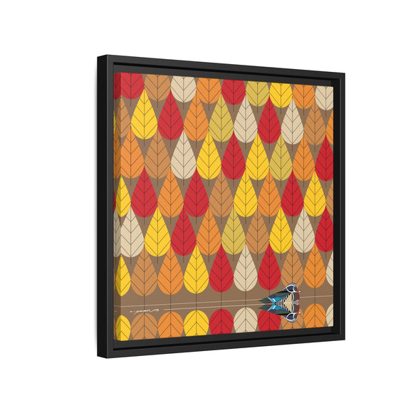 Octoberama Charley Harper Framed Giclee Print Stretched On Canvas