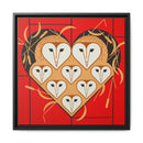 Vowlentine Charley Harper Framed Giclee Print on Stretched Canvas-15