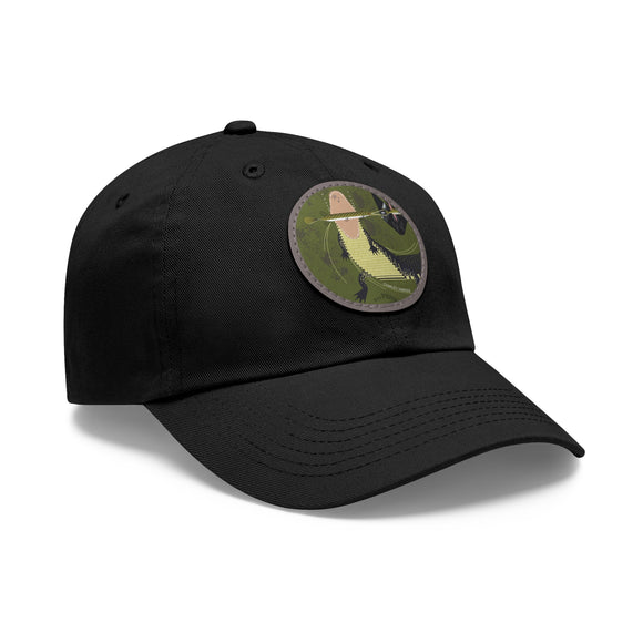 Charley Harper Florida Everglades Chino Twill Hat with Leather Style Patch (Round)