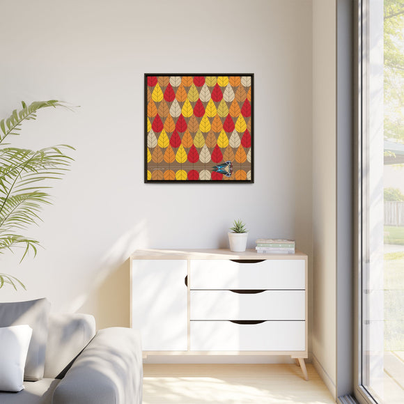 Octoberama Charley Harper Framed Giclee Print Stretched On Canvas