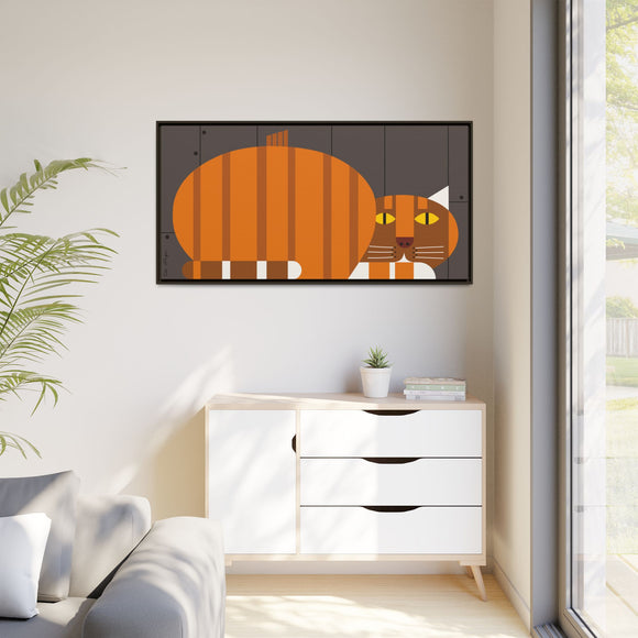 Peepkin Edie Harper Framed Giclee Print Stretched On Canvas