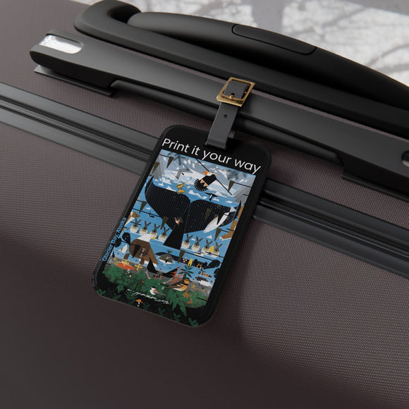 Charley Harper Glacier Bay, Alaska National Park Luggage Tag
