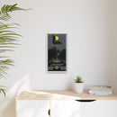 Charley Harper Bat, Bullfrog, and Bonfire Moonlight Framed Giclee on Stretched Canvas Wall Art Mid-Century Style-12