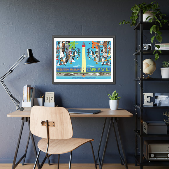 Cape May (Migration Mainline) Charley Harper Framed Poster