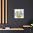Fishful Thinking Edie Harper Framed Giclee Print on Stretched Canvas-55