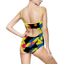 Charley Harper Modern Kite Fish Women's One-piece Swimsuit-13