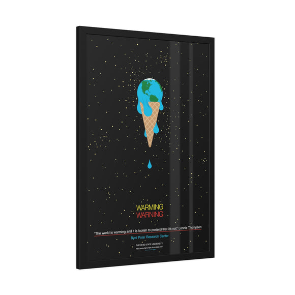Warming Warning Charley Harper Pinewood Framed Posters
