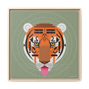Cool Carnivore Charley Harper Giclee Framed Stretched On Canvas Print-41