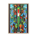 Monteverde Charley Harper Framed Giclee Print Stretched On Canvas-12
