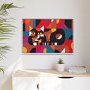 Crazy Cat Crazy Quilt Edie Harper Framed Giclee Print Stretched On Canvas-27