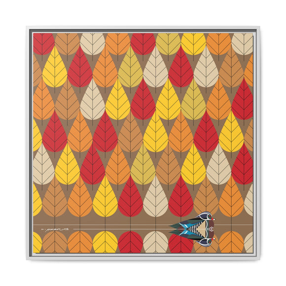 Octoberama Charley Harper Framed Giclee Print Stretched On Canvas