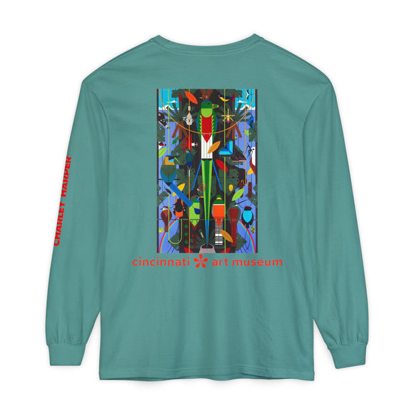 CAM Unisex Garment-dyed Long Sleeve T-Shirt