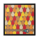 Octoberama Charley Harper Framed Giclee Print Stretched On Canvas-24