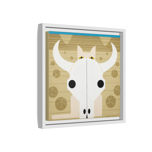 Cat Carson Western Scout Edie Harper Framed Giclee Print Stretched On Canvas