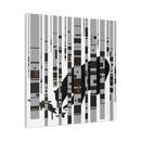 Bear in the Birches Charley Harper Giclee on Stretched Canvas-15