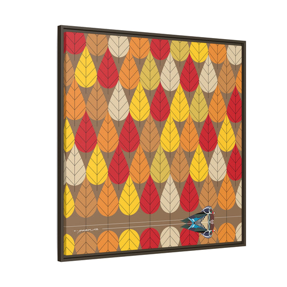 Octoberama Charley Harper Framed Giclee Print Stretched On Canvas