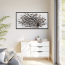 His Eyes Are On The Sparrow Charley Harper Framed Giclee Print Stretched on Canvas-30