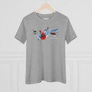 Bird Feeder's Charley Harper Women's Cotton Tee-32