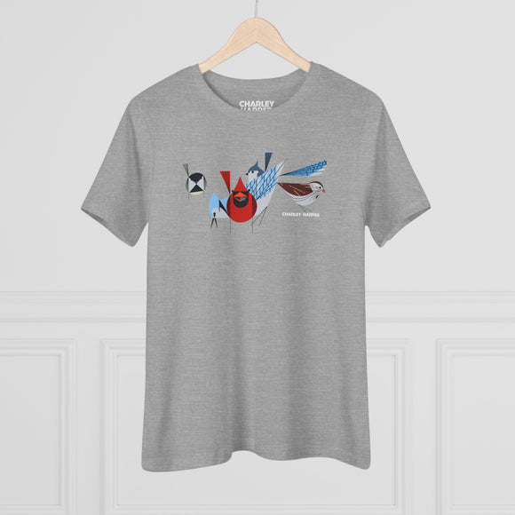 Bird Feeder's Charley Harper Women's Cotton Tee
