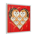 Vowlentine Charley Harper Framed Giclee Print on Stretched Canvas-35