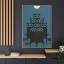 Racpack Charley Harper Framed Giclee Print on Stretched Canvas-112