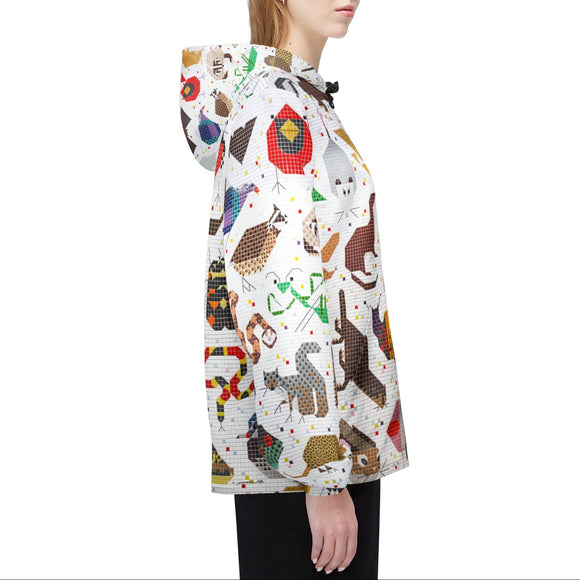 Charley Harper Space For All Species V1 Windbreaker