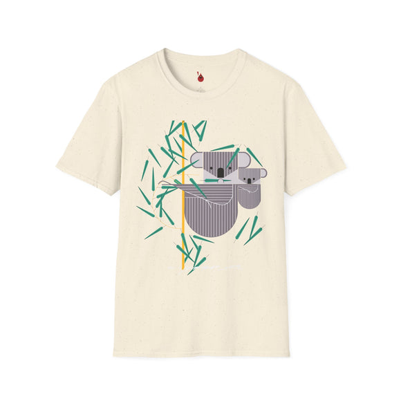 Charley Harper Koal Koala Unisex Softstyle T-Shirt
