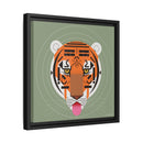 Cool Carnivore Charley Harper Giclee Framed Stretched On Canvas Print-45